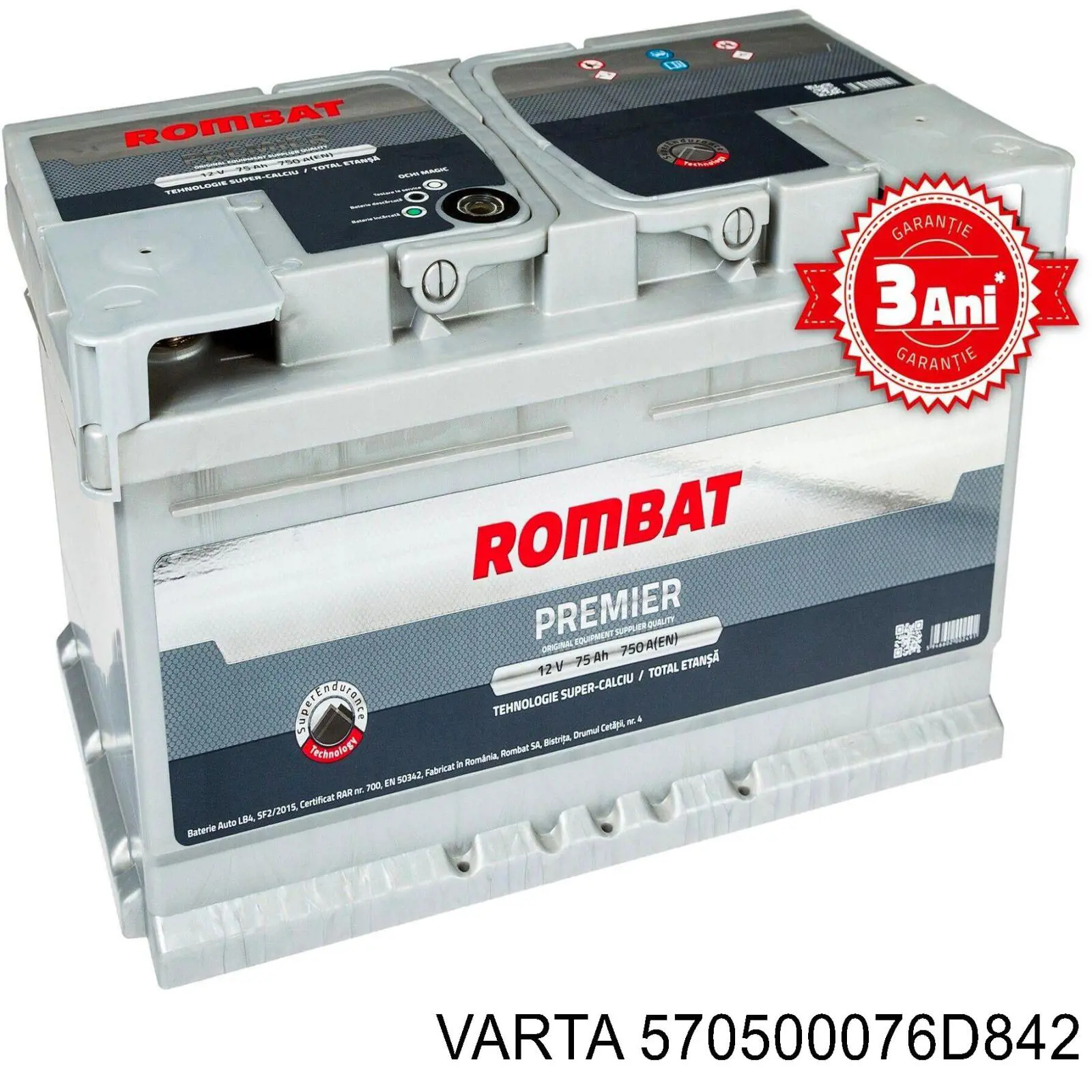 570500076D842 Varta Bateria recarregável (PILHA)