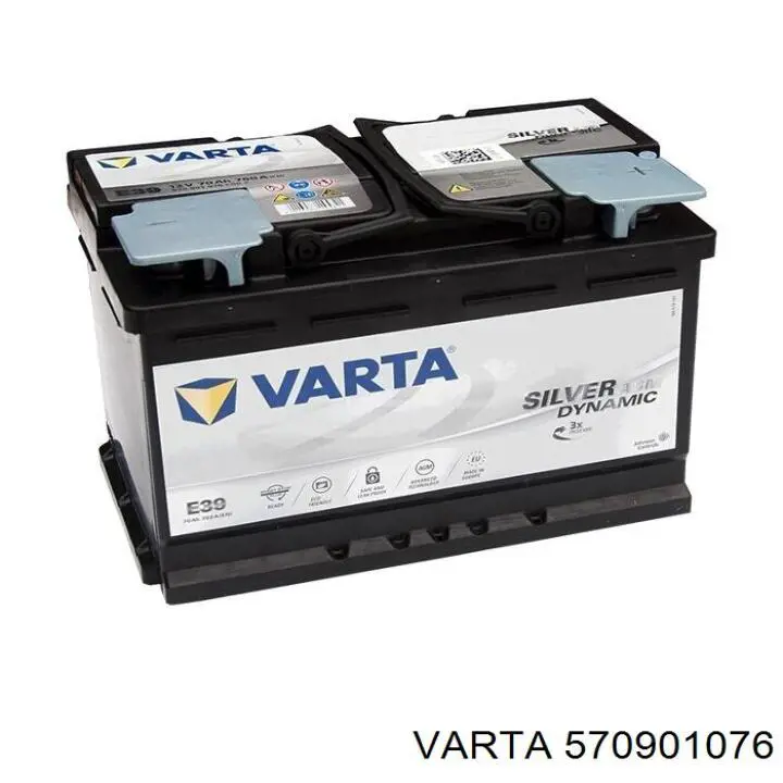 Bateria recarregável (PILHA) 570901076 Varta