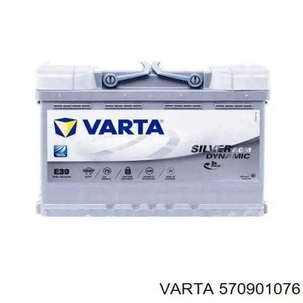 Bateria recarregável (PILHA) 570901076 Varta