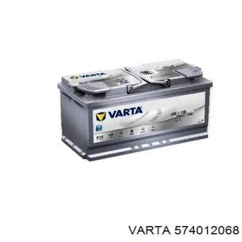 Bateria recarregável (PILHA) 574012068 Varta