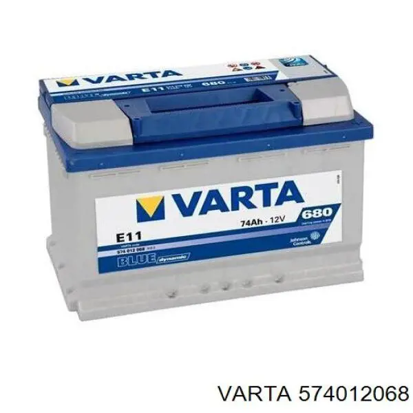Bateria recarregável (PILHA) 574012068 Varta