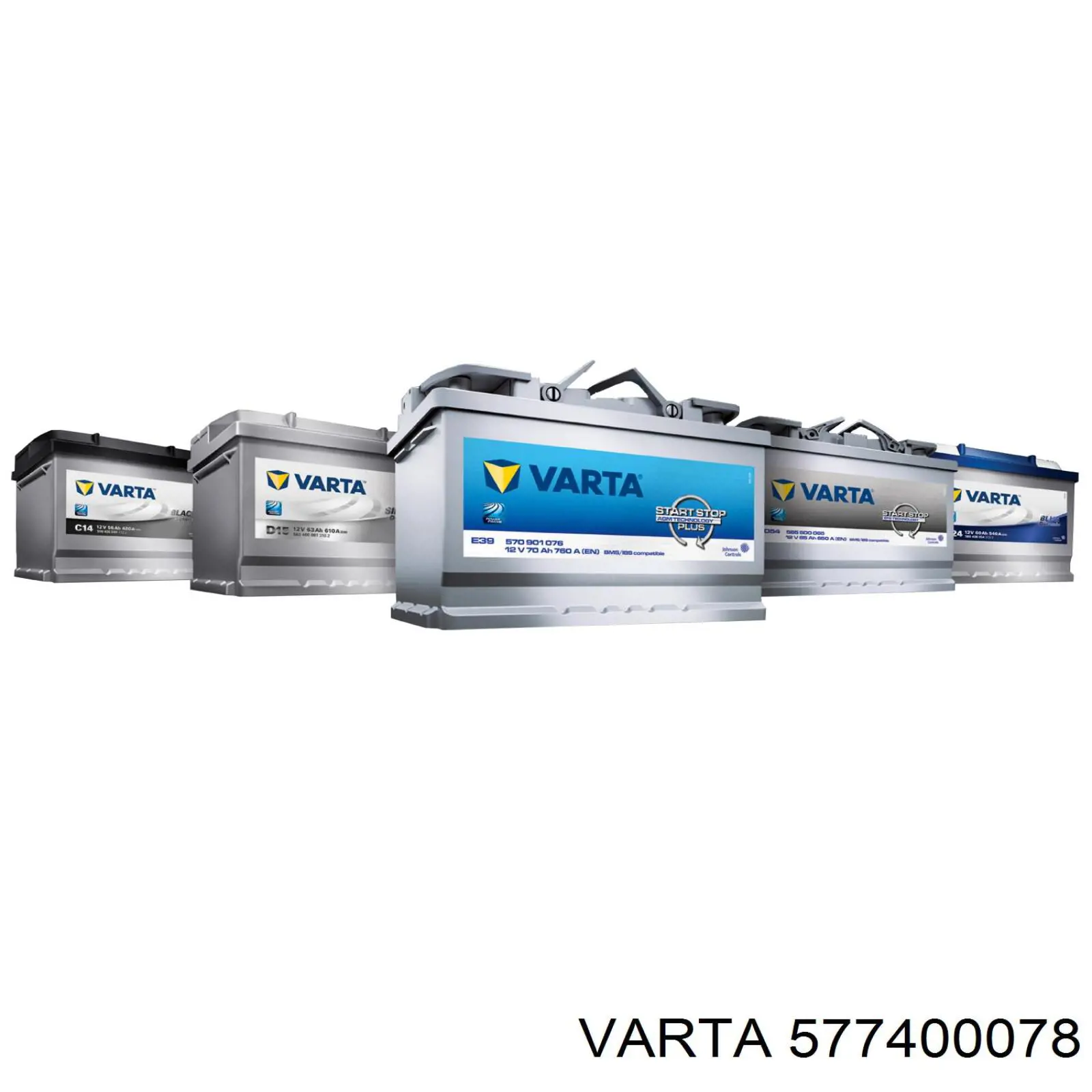 Bateria recarregável (PILHA) Varta 577400078 preço, a partir de 167,63 USD