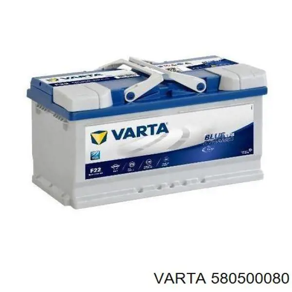 Bateria recarregável (PILHA) Varta 580500080 preço, a partir de 243,73 USD