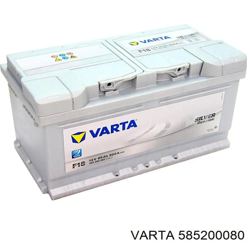Bateria recarregável (PILHA) 585200080 Varta