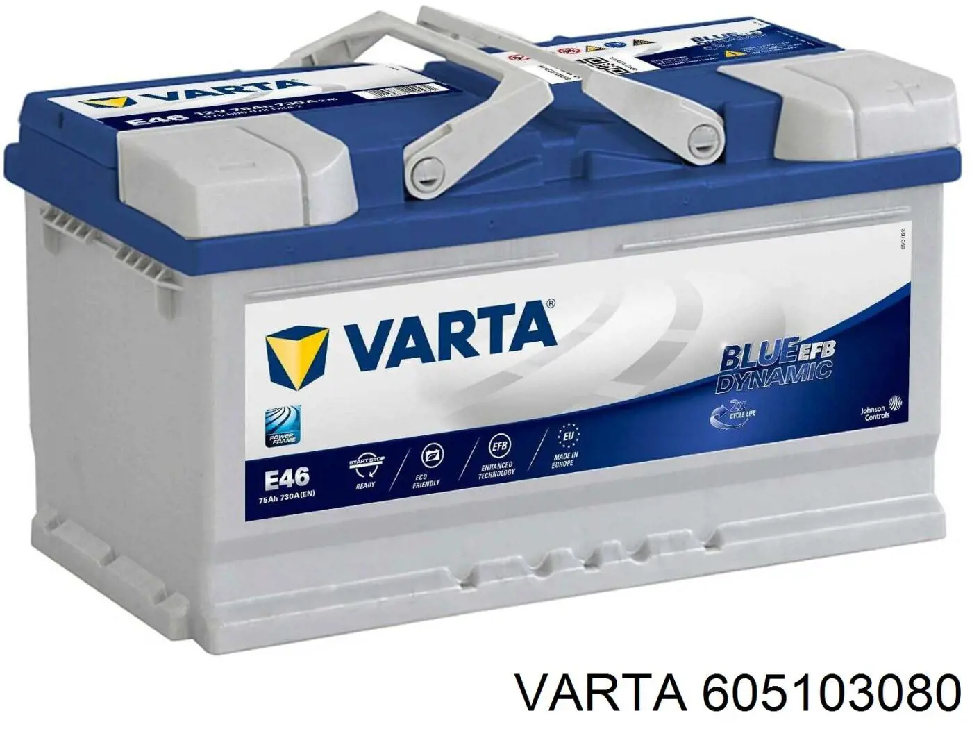Bateria recarregável (PILHA) Varta 605103080 preço, a partir de 185,72 USD