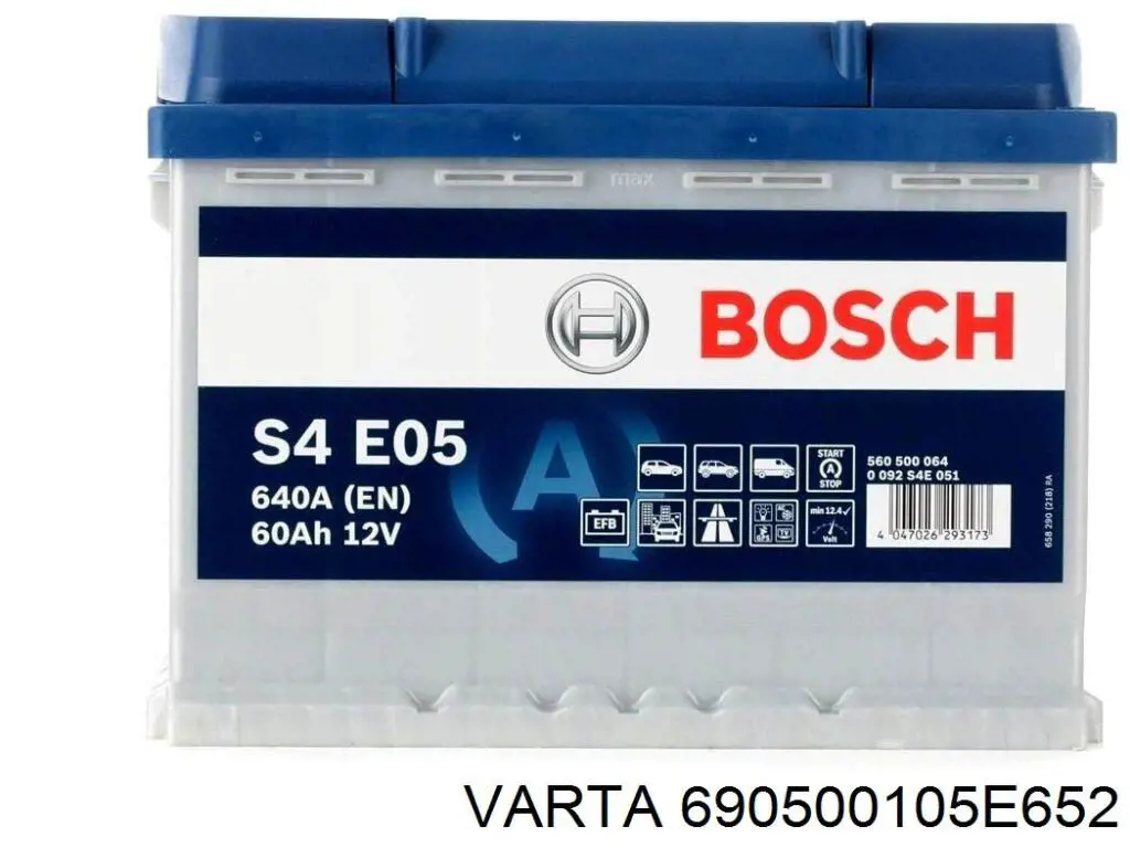 Bateria recarregável (PILHA) Varta 690500105E652 preço, a partir de 373,60 USD