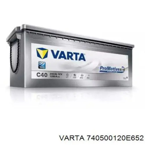 740500120E652 Varta Bateria recarregável (PILHA)