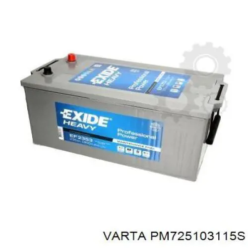 Bateria recarregável (PILHA) PM725103115S Varta