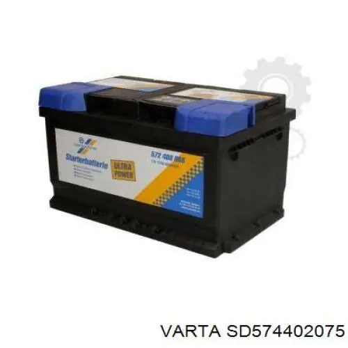 Bateria recarregável (PILHA) B572409068 Varta