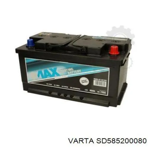 Bateria recarregável (PILHA) SD585200080 Varta