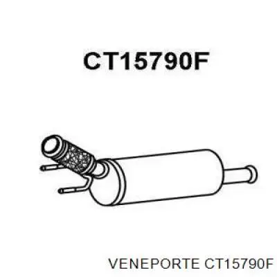 9807282880 Peugeot/Citroen Filtro de partículas do sistema dos gases de escape