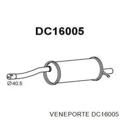 Compre 200085 Bosal Silenciador, parte traseira