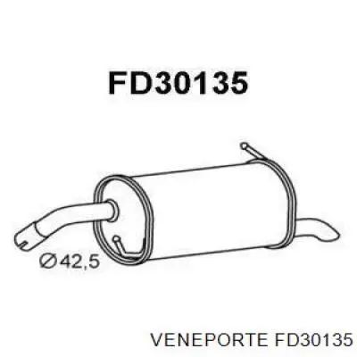 Silenciador, parte traseira Ford 1806567 preço, a partir de 71,11 USD
