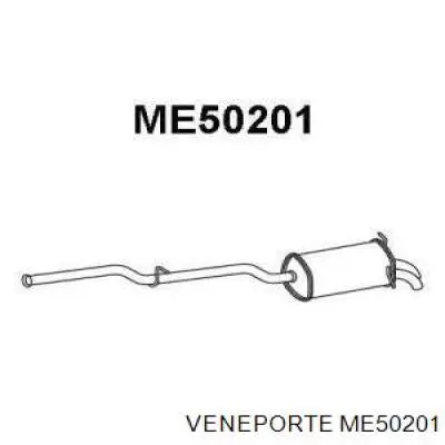 A2034907121 Mercedes Silenciador, parte traseira