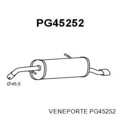Compre 19185 Polmostrow Silenciador, parte traseira