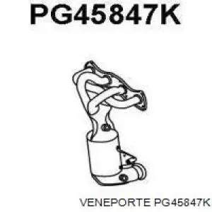 PG45847K Veneporte Tubo coletor de escape
