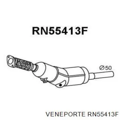 200109013R Renault (RVI) Silenciador, parte dianteira