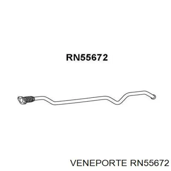 989521 Bosal Silenciador, parte central