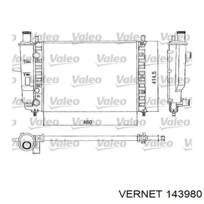 Termostato 143980 Vernet