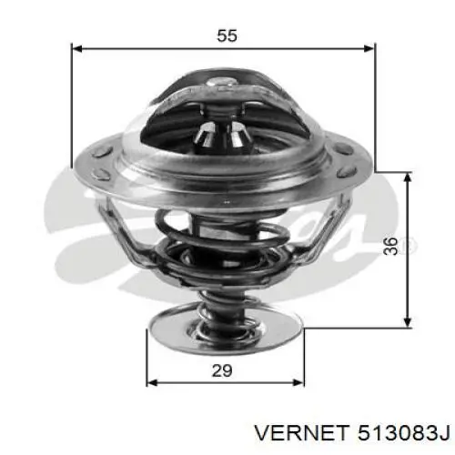 Termostato Vernet 513083J preço, a partir de 10,21 USD