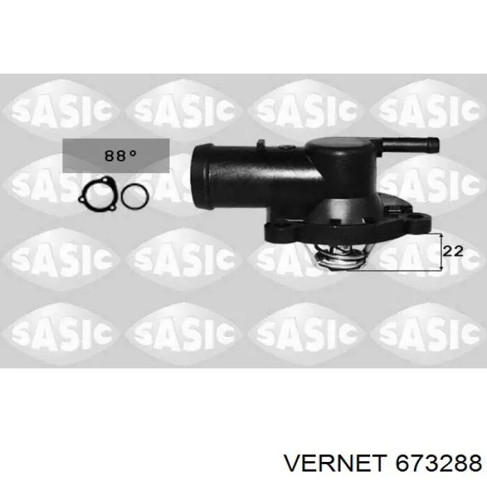 Compre 673288 Vernet Caixa do termostato