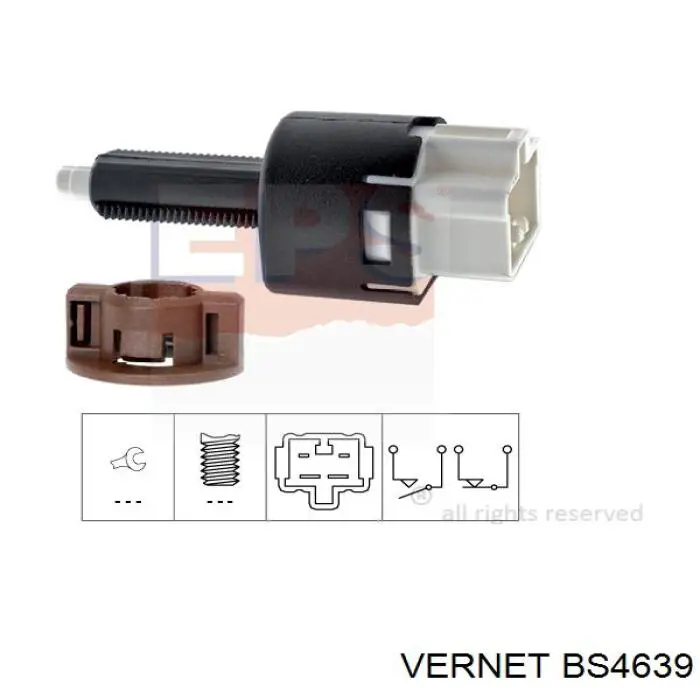 Compre BS4639 Vernet Sensor de ativação do sinal de parada