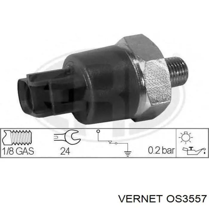 Compre OS3557 Vernet Sensor de pressão de óleo