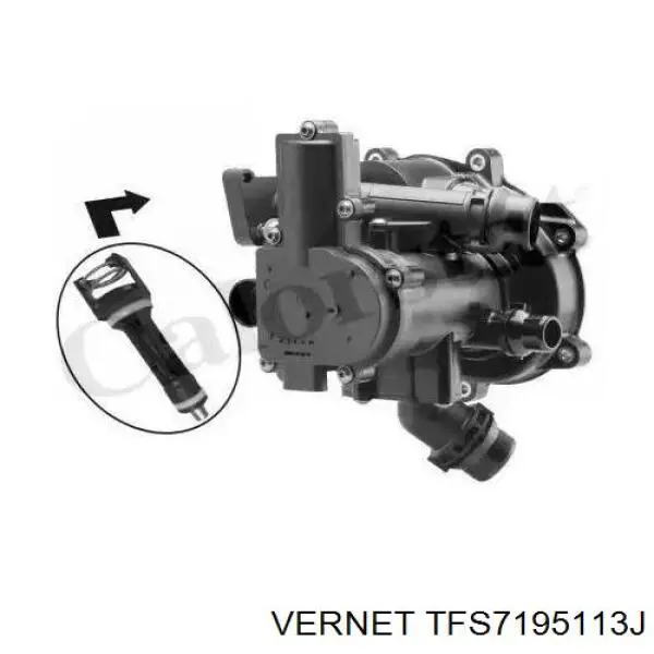 TFS7195113J Vernet Caixa do termostato