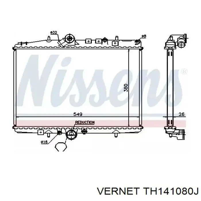 Termostato Vernet TH141080J preço, a partir de 18,92 USD