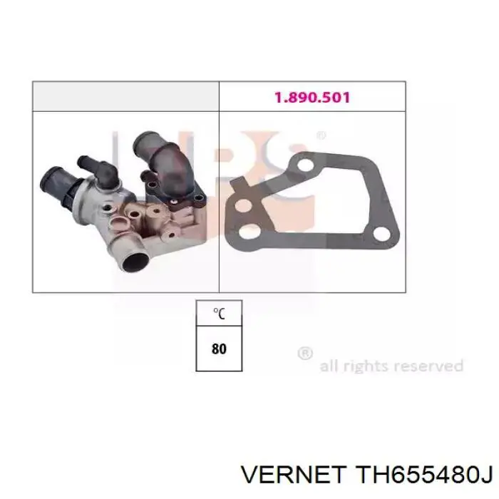Compre TH655480J Vernet Termostato