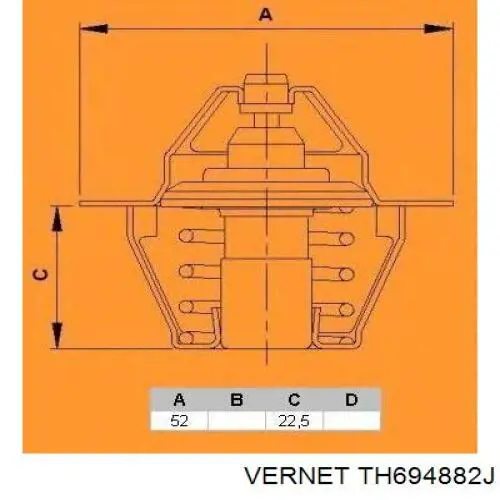 Termostato Vernet TH694882J preço, a partir de 17,24 USD