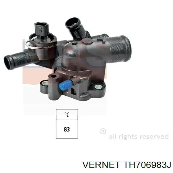 Compre TH706983J Vernet Caixa do termostato