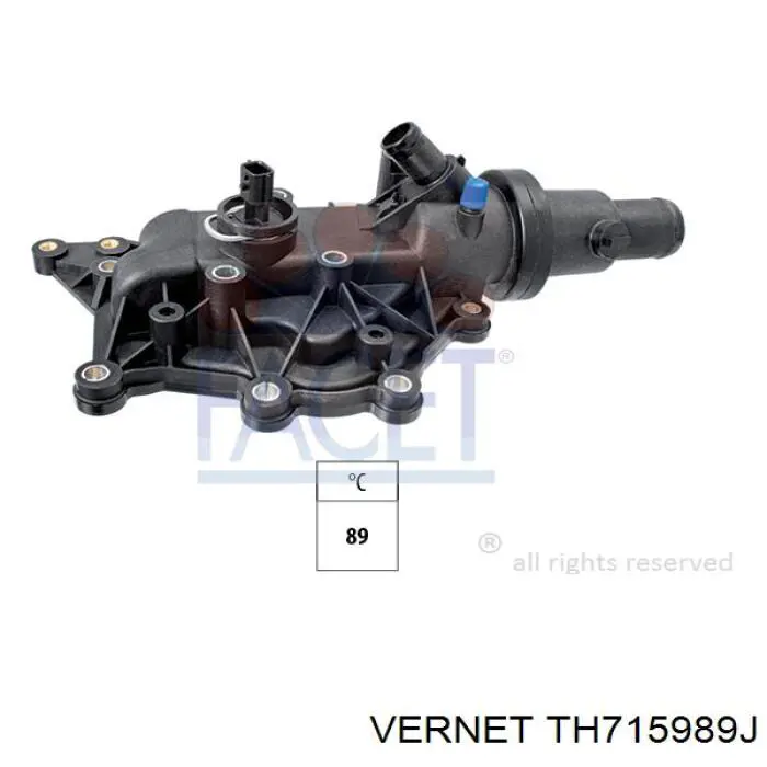 Caixa do termostato Vernet TH715989J preço, a partir de 52,32 USD
