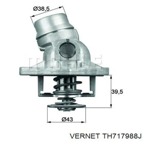 Termostato Vernet TH717988J preço, a partir de 70,30 USD