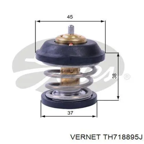 Termostato Vernet TH718895J preço, a partir de 18,03 USD