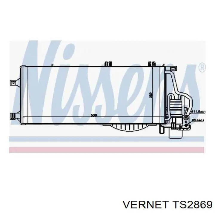 Compre TS2869 Vernet Sensor de temperatura do fluido de esfriamento (de ativação de ventilador do radiador)