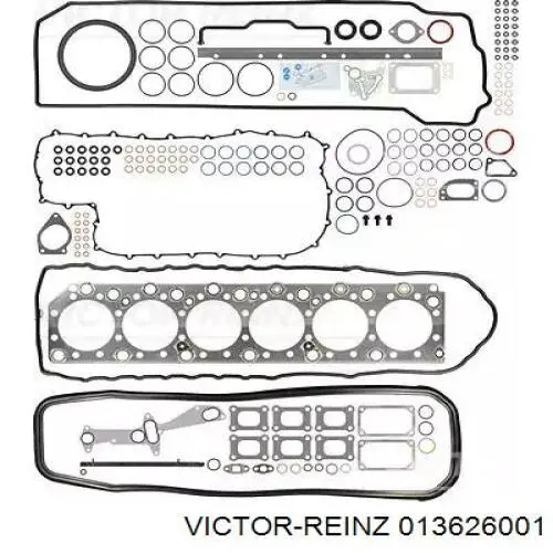 013626001 Victor Reinz Kit de vedantes de motor completo