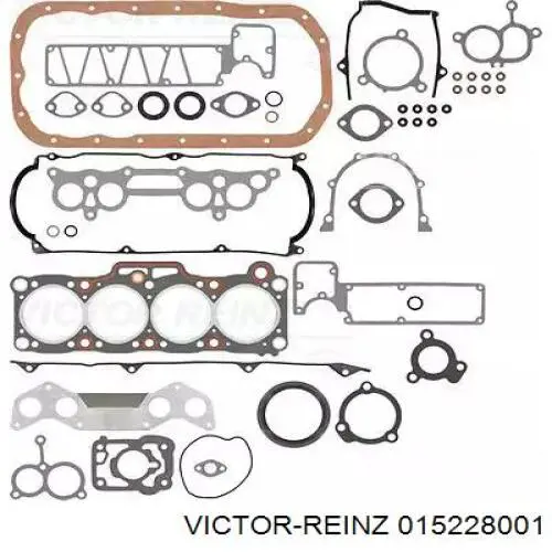 015228001 Victor Reinz Kit de vedantes de motor completo