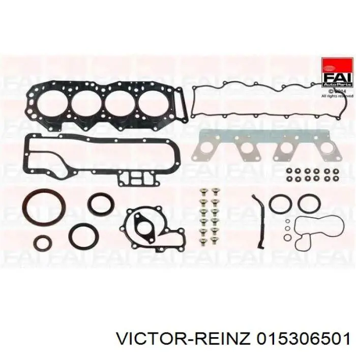 Compre 015306501 Victor Reinz Kit de vedantes de motor completo