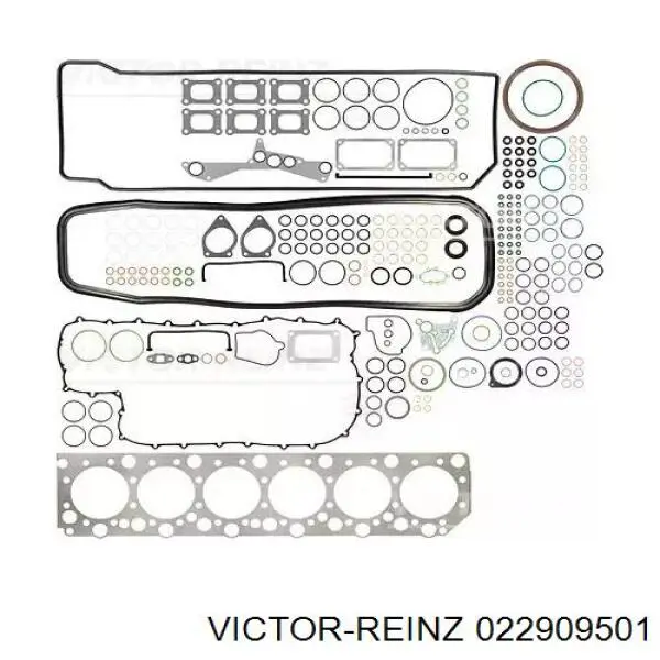 Kit superior de vedantes de motor Victor Reinz 022909501 preço, a partir de 269,76 USD