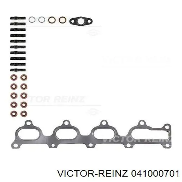 KT120010 FA1 Vedante de turbina, kit de montagem