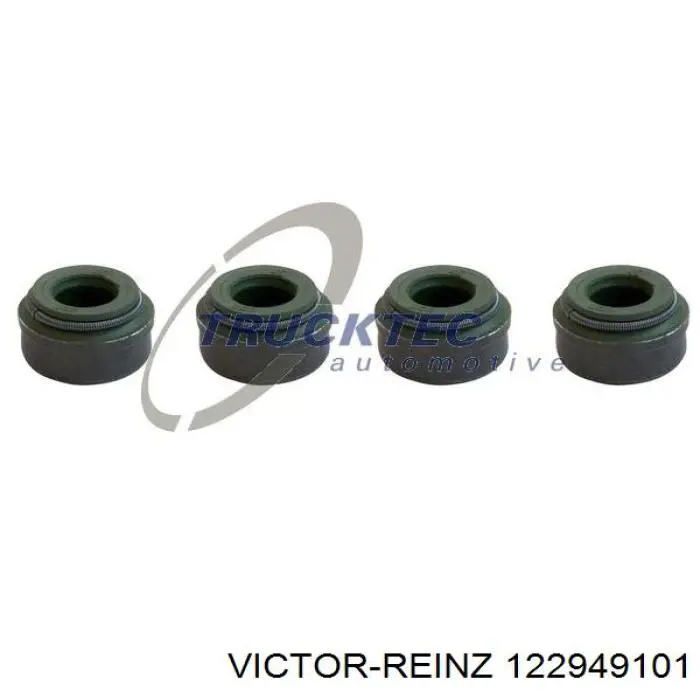 122949101 Victor Reinz Vedação de válvula (coletor de óleo), admissão/escape, kit para um motor