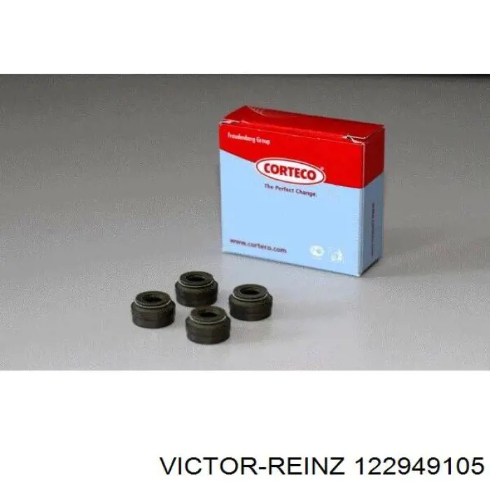 122949105 Victor Reinz Vedação de válvula (coletor de óleo), admissão/escape, kit para um motor