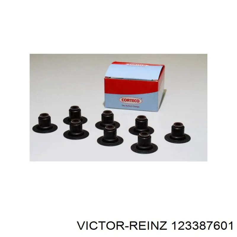 123387601 Victor Reinz Vedação de válvula (coletor de óleo), admissão/escape, kit para um motor