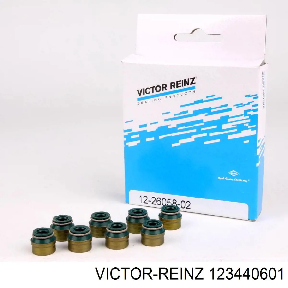 123440601 Victor Reinz Vedação de válvula (coletor de óleo), admissão/escape, kit para um motor
