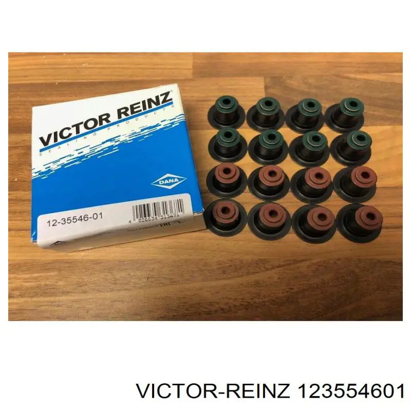 123554601 Victor Reinz Vedação de válvula (coletor de óleo), admissão/escape, kit para um motor