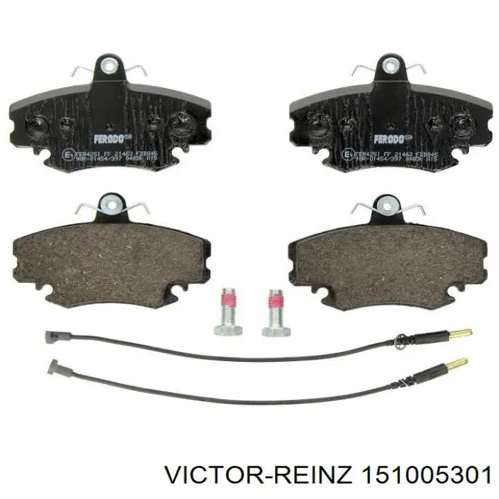 151005301 Victor Reinz Vedante da tampa de válvulas de motor, kit
