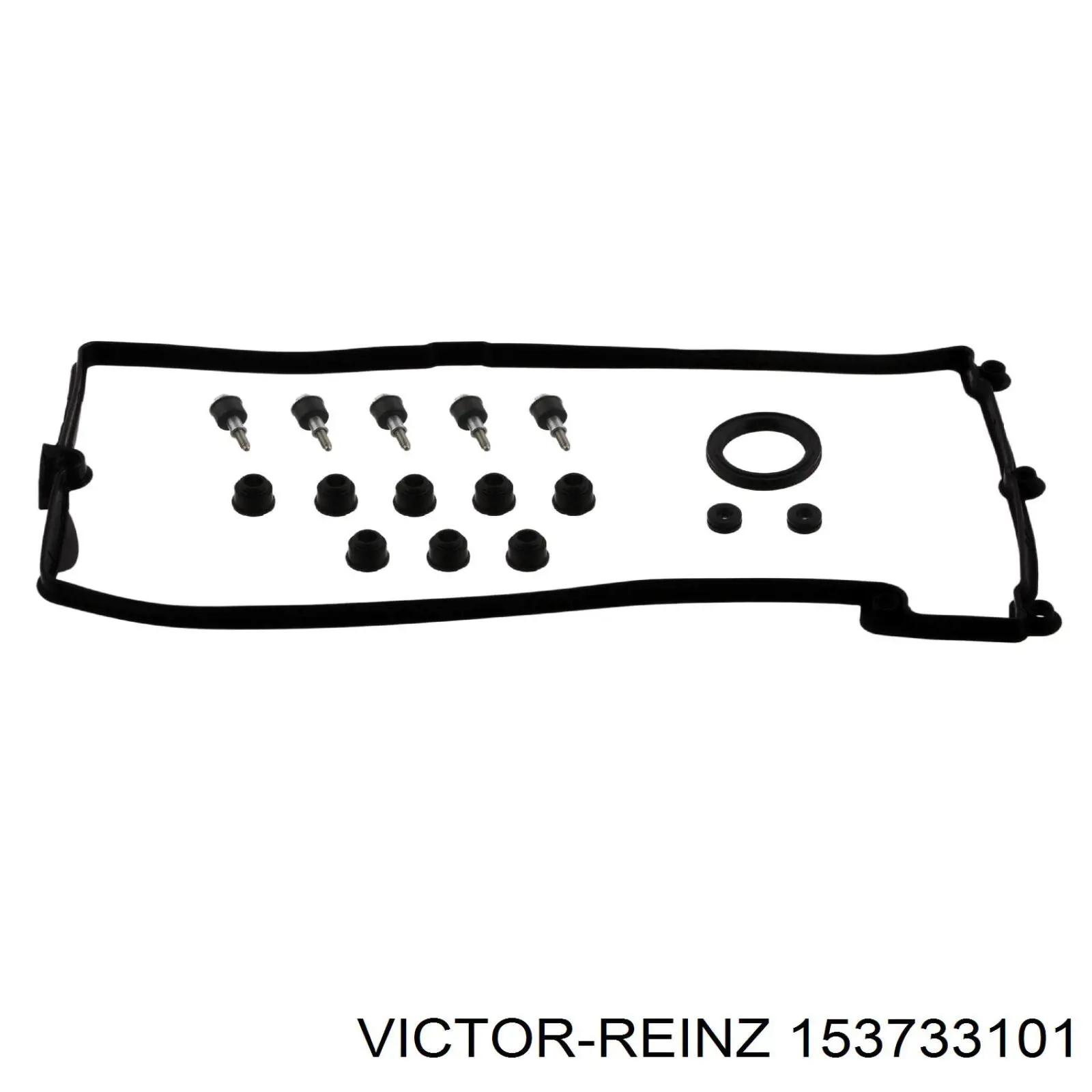 Compre 153733101 Victor Reinz Vedante direita de tampa de válvulas de motor