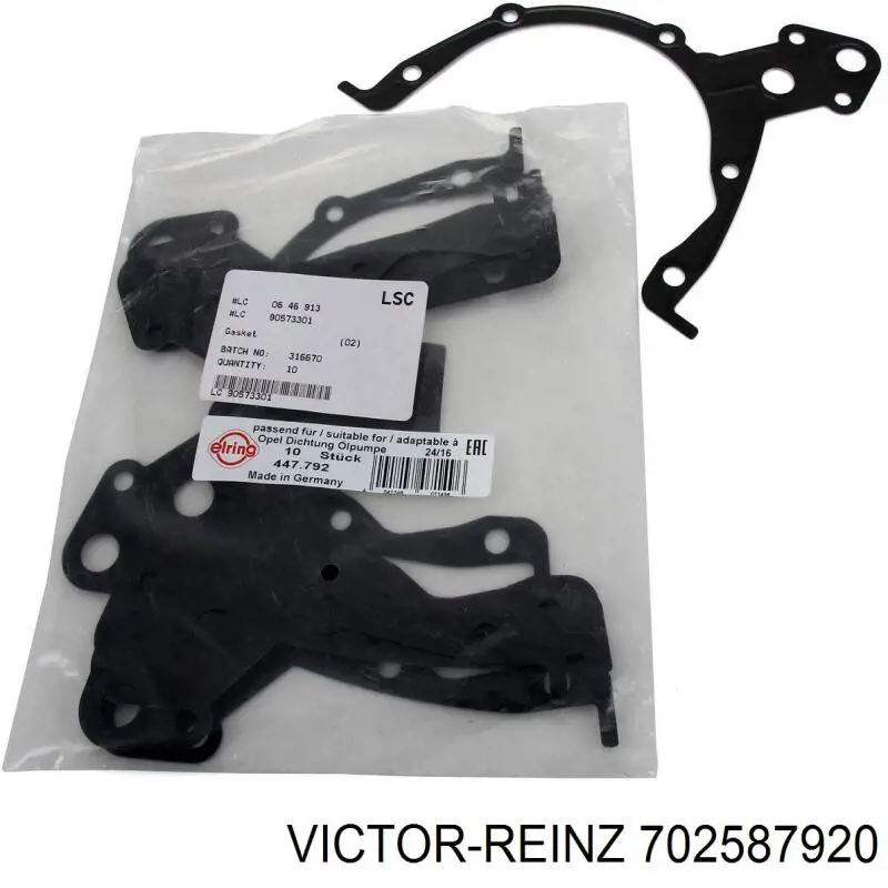 702587920 Victor Reinz Vedante de bomba de óleo