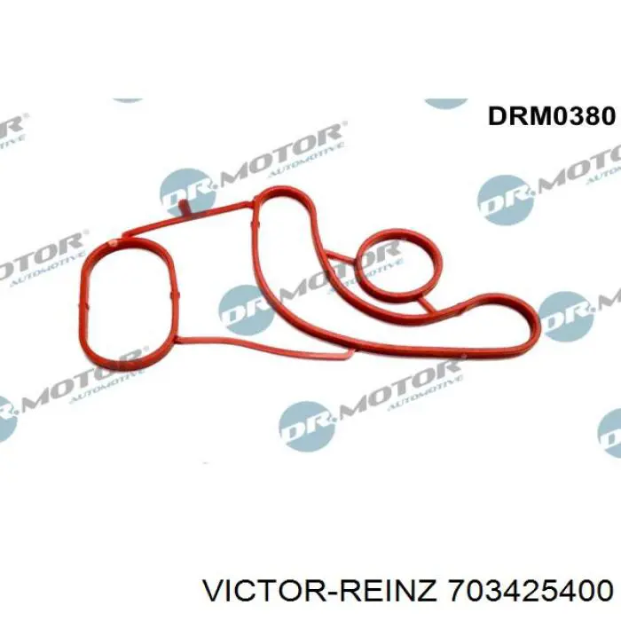 Vedante do radiador de óleo Victor Reinz 703425400